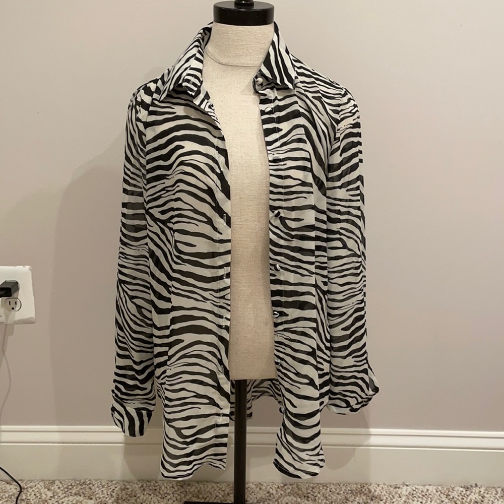 Princess Polly Zebra Printed Blouse